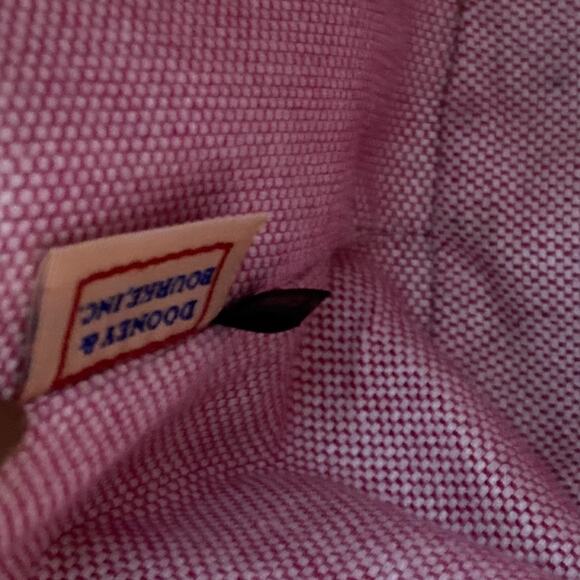 Dooney Bourke Charleston Two Tone Tan Brown Pebble Leather Tote Shoulder Bag - Picture 15 of 16